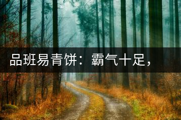 品班易青餅：霸氣十足，母儀天下