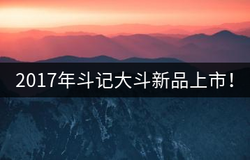 2017年斗記大斗新品上市！