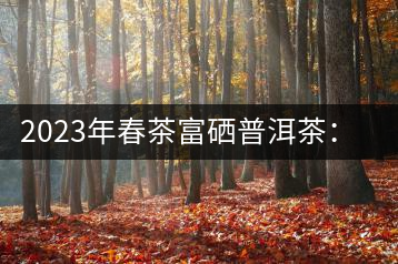2023年春茶富硒普洱茶：1.富硒有機(jī)手工生普，市場(chǎng)指導(dǎo)價(jià)800元／公斤；2.富硒有機(jī)一級(jí)紅茶，市場(chǎng)指導(dǎo)價(jià)800元／公斤；3.富硒有機(jī)熟普餅，市場(chǎng)指導(dǎo)價(jià)1000元／公斤；4.富硒有機(jī)月光白茶，市場(chǎng)指導(dǎo)價(jià)800元／公斤。