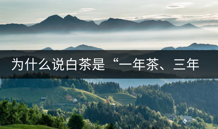 為什么說白茶是“一年茶、三年藥、七年寶”?為什么說白茶是“一年茶、三年藥、七年寶”？