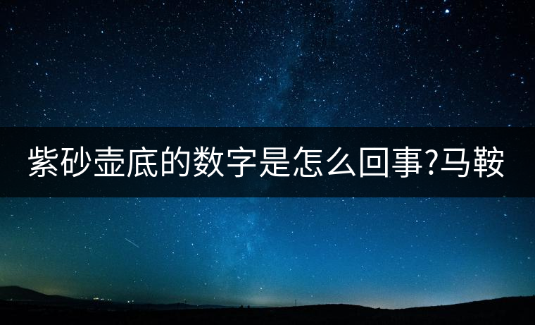 紫砂壺底的數(shù)字是怎么回事?馬鞍山的普洱茶品質(zhì)如何?紫砂壺底的數(shù)字是怎么回事？馬鞍山的普洱茶品質(zhì)如何？