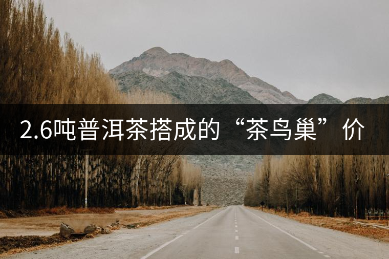 2.6噸普洱茶搭成的“茶鳥巢”價(jià)值280萬人民幣