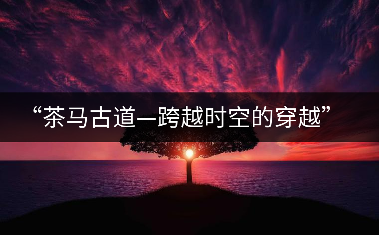 “茶馬古道—跨越時(shí)空的穿越”系列采風(fēng)活動(dòng)已啟動(dòng)