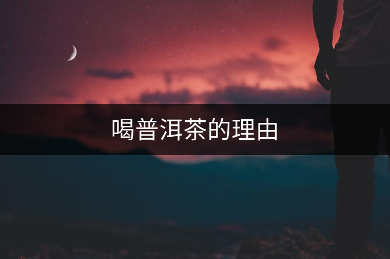 喝普洱茶的理由