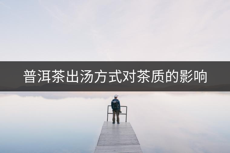 普洱茶出湯方式對茶質(zhì)的影響