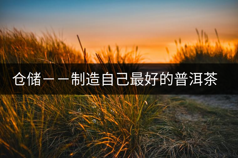 倉儲(chǔ)--制造自己最好的普洱茶之適合自己的倉儲(chǔ) 倉儲(chǔ)--制造自己最好的普洱茶之適合自己的倉儲(chǔ)