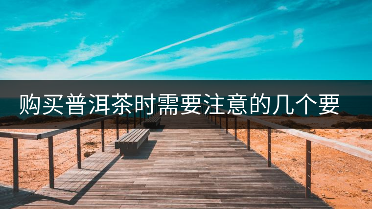 購(gòu)買普洱茶時(shí)需要注意的幾個(gè)要點(diǎn) 購(gòu)買普洱茶時(shí)需要注意的幾個(gè)要點(diǎn)