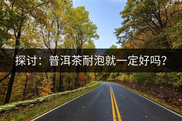 探討:普洱茶耐泡就一定好嗎? 探討:普洱茶耐泡就一定好嗎?