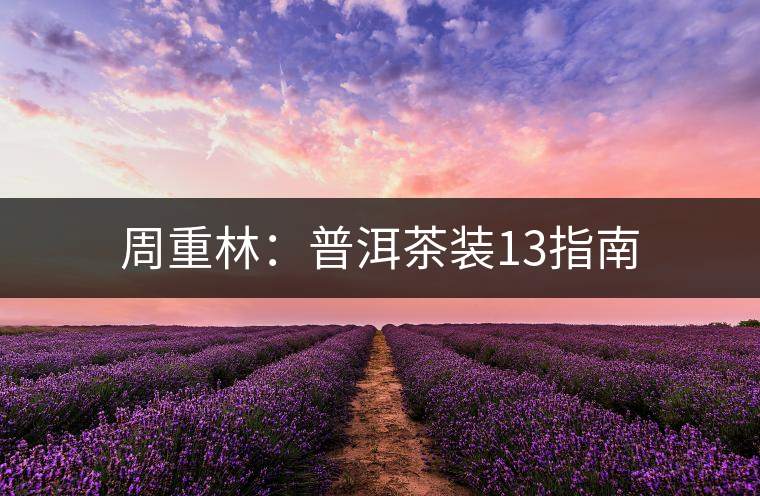 周重林：普洱茶裝13指南