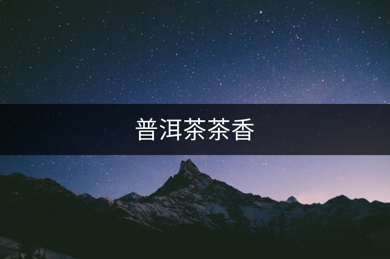 普洱茶茶香