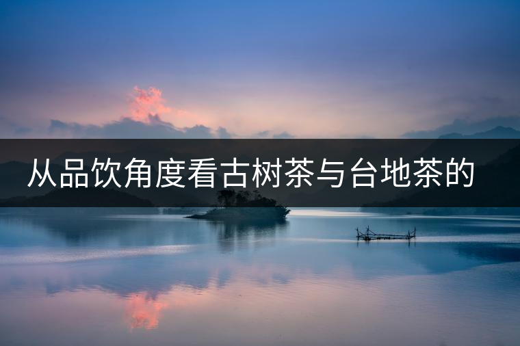 從品飲角度看古樹(shù)茶與臺(tái)地茶的區(qū)別