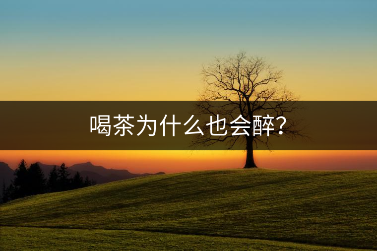 喝茶為什么也會醉？