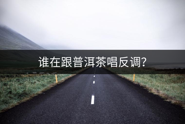 誰(shuí)在跟普洱茶唱反調(diào)？