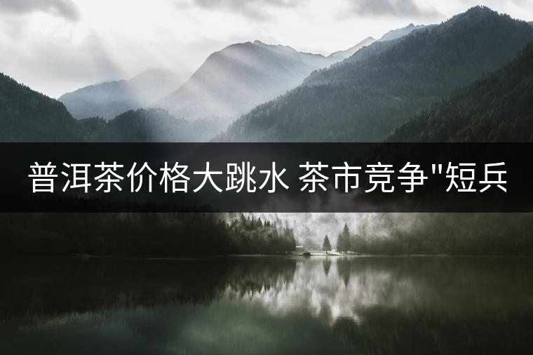 普洱茶價格大跳水 茶市競爭