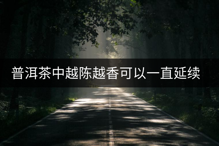 普洱茶中越陳越香可以一直延續(xù)下去嗎？