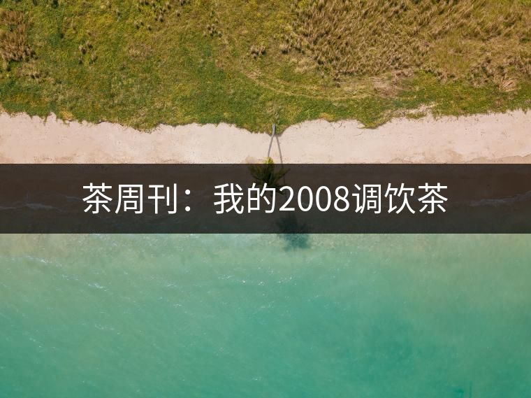 茶周刊:我的2008調(diào)飲茶 茶周刊:我的2008調(diào)飲茶