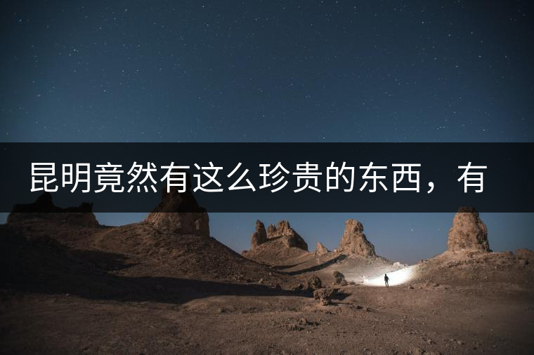 昆明竟然有這么珍貴的東西，有錢都不一定能買到