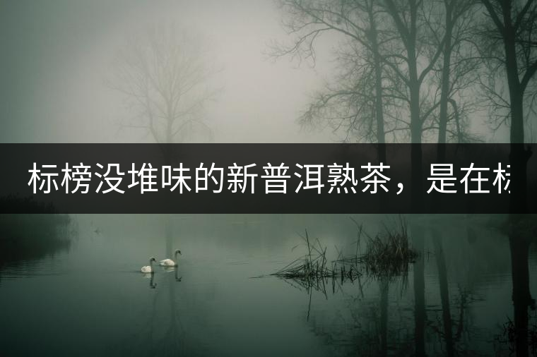 標榜沒堆味的新普洱熟茶，是在標榜無知！