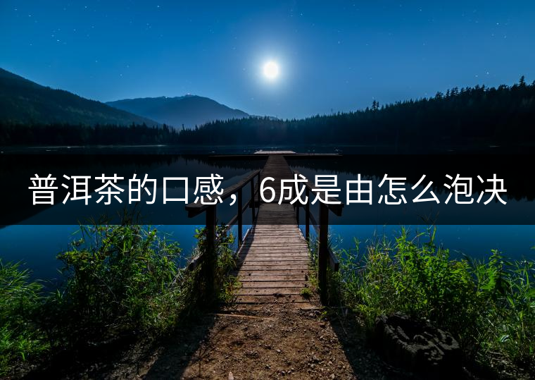 普洱茶的口感，6成是由怎么泡決定的！
