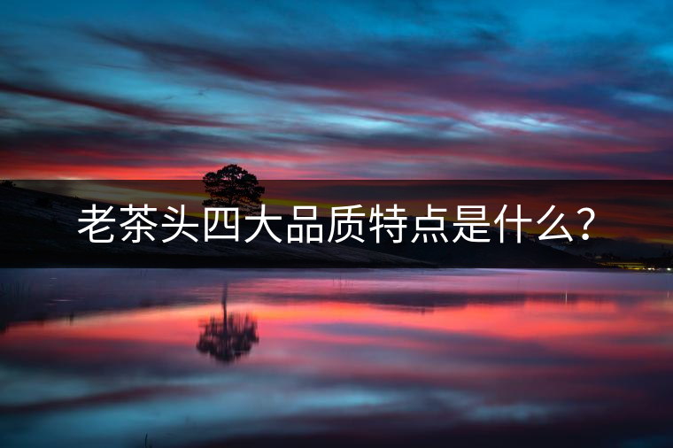 老茶頭四大品質(zhì)特點(diǎn)是什么? 老茶頭四大品質(zhì)特點(diǎn)是什么?