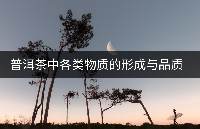 普洱茶中各類物質(zhì)的形成與品質(zhì)關系 普洱茶中各類物質(zhì)的形成與品質(zhì)關系