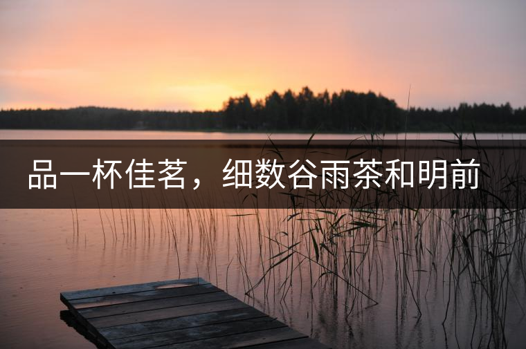 品一杯佳茗，細(xì)數(shù)谷雨茶和明前茶的區(qū)別