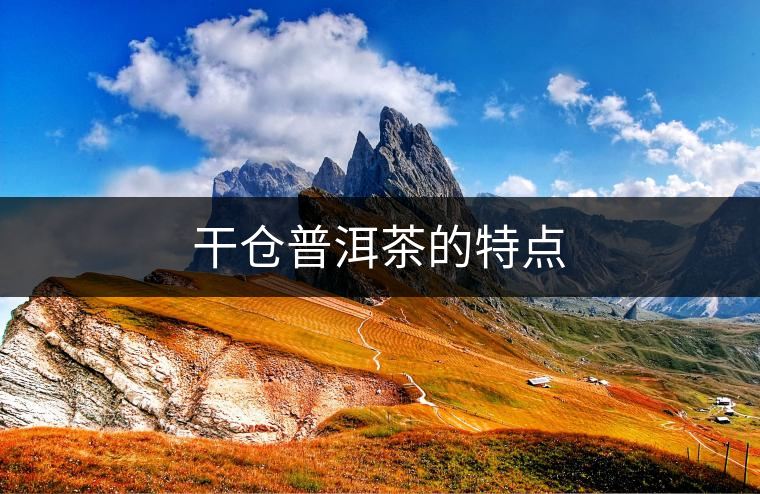 干倉普洱茶的特點(diǎn)