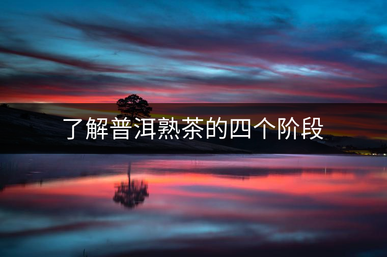 了解普洱熟茶的四個(gè)階段