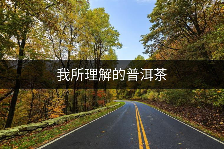 我所理解的普洱茶 我所理解的普洱茶