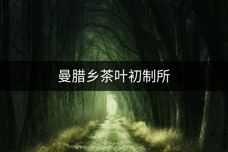 曼臘鄉(xiāng)茶葉初制所