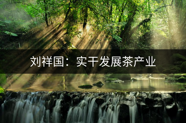 劉祥國：實(shí)干發(fā)展茶產(chǎn)業(yè)