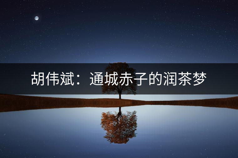 胡偉斌：通城赤子的潤茶夢