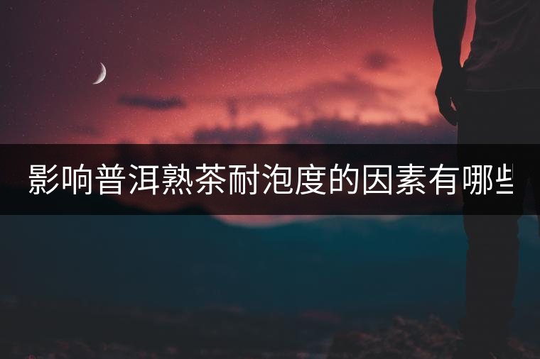 影響普洱熟茶耐泡度的因素有哪些？