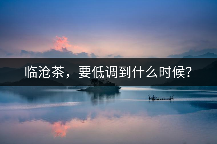 臨滄茶，要低調(diào)到什么時(shí)候？