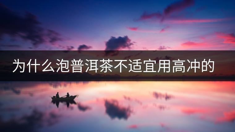為什么泡普洱茶不適宜用高沖的方式，是有道理的