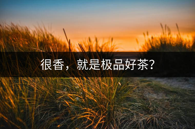 很香，就是極品好茶？