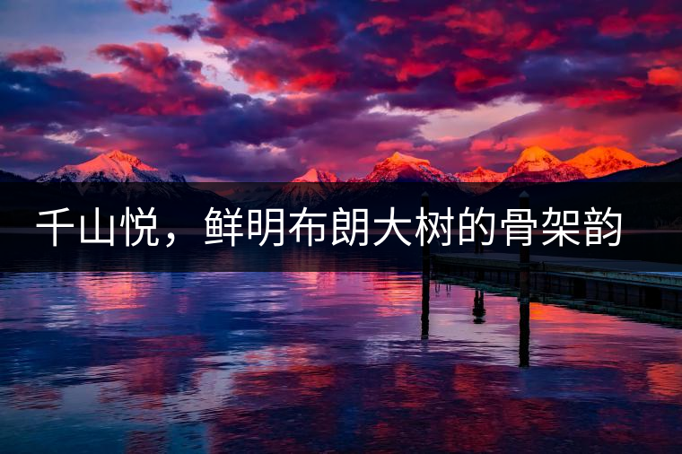 千山悅，鮮明布朗大樹的骨架韻味