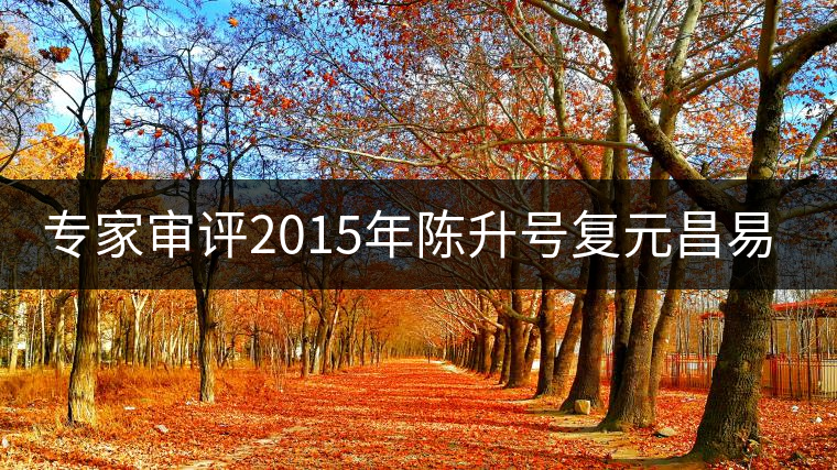 專家審評2015年陳升號復元昌易武圓茶