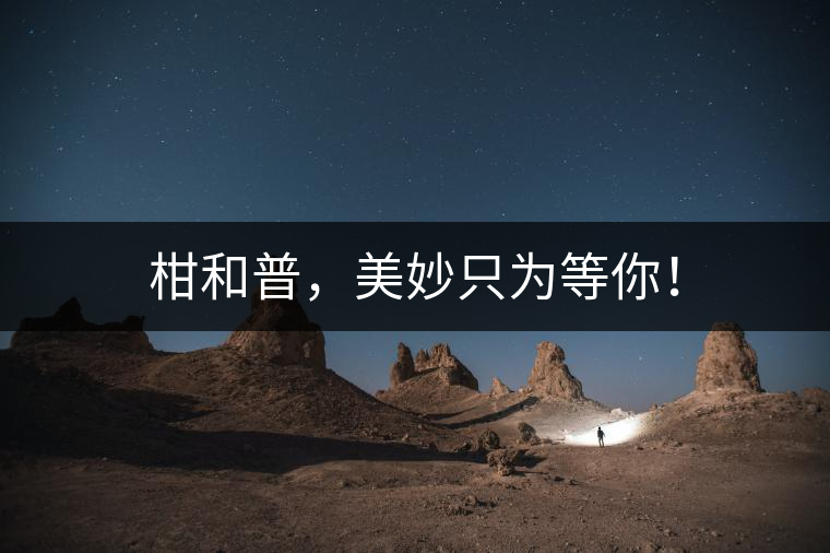 柑和普，美妙只為等你！