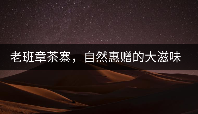 老班章茶寨，自然惠贈(zèng)的大滋味，大滿(mǎn)足