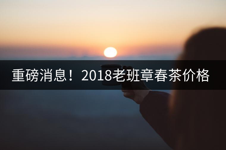 重磅消息！2018老班章春茶價(jià)格已定！漲價(jià)已成定局！