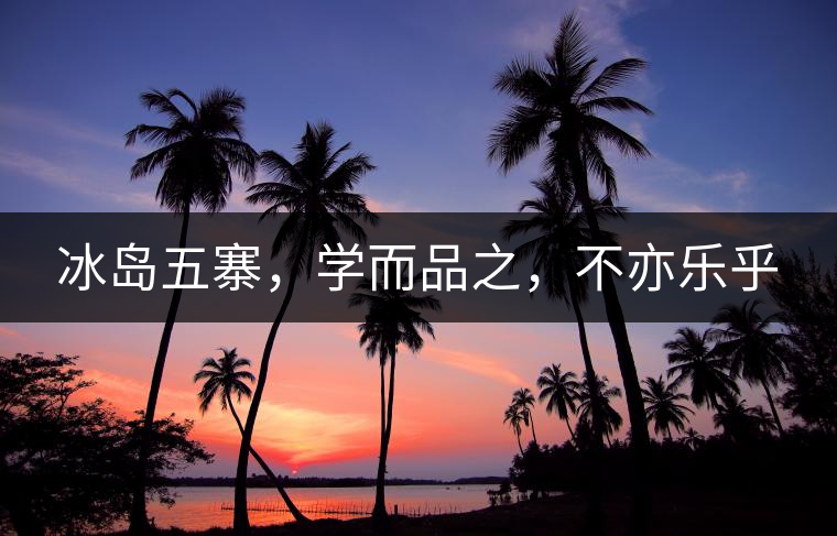 冰島五寨，學(xué)而品之，不亦樂乎