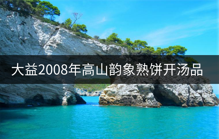 大益2008年高山韻象熟餅開(kāi)湯品鑒 大益2008年高山韻象熟餅開(kāi)湯品鑒