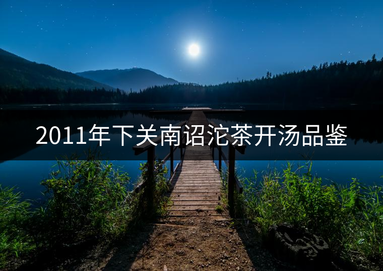 2011年下關(guān)南詔沱茶開湯品鑒