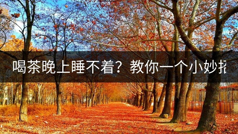 喝茶晚上睡不著？教你一個(gè)小妙招！