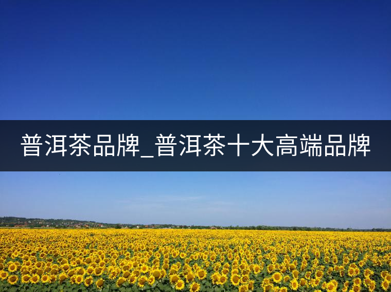 普洱茶品牌_普洱茶十大高端品牌_哪個(gè)牌子好？