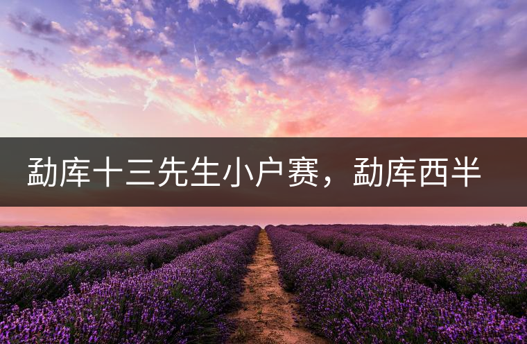 勐庫十三先生小戶賽，勐庫西半山的名寨