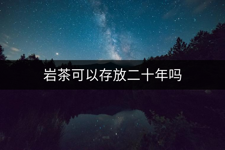 巖茶可以存放二十年嗎