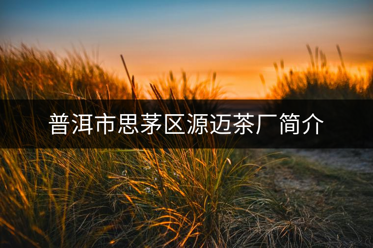 普洱市思茅區(qū)源邁茶廠(chǎng)簡(jiǎn)介