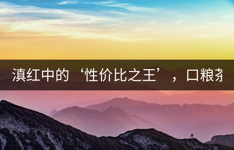 滇紅中的‘性價(jià)比之王’，口糧茶首選！